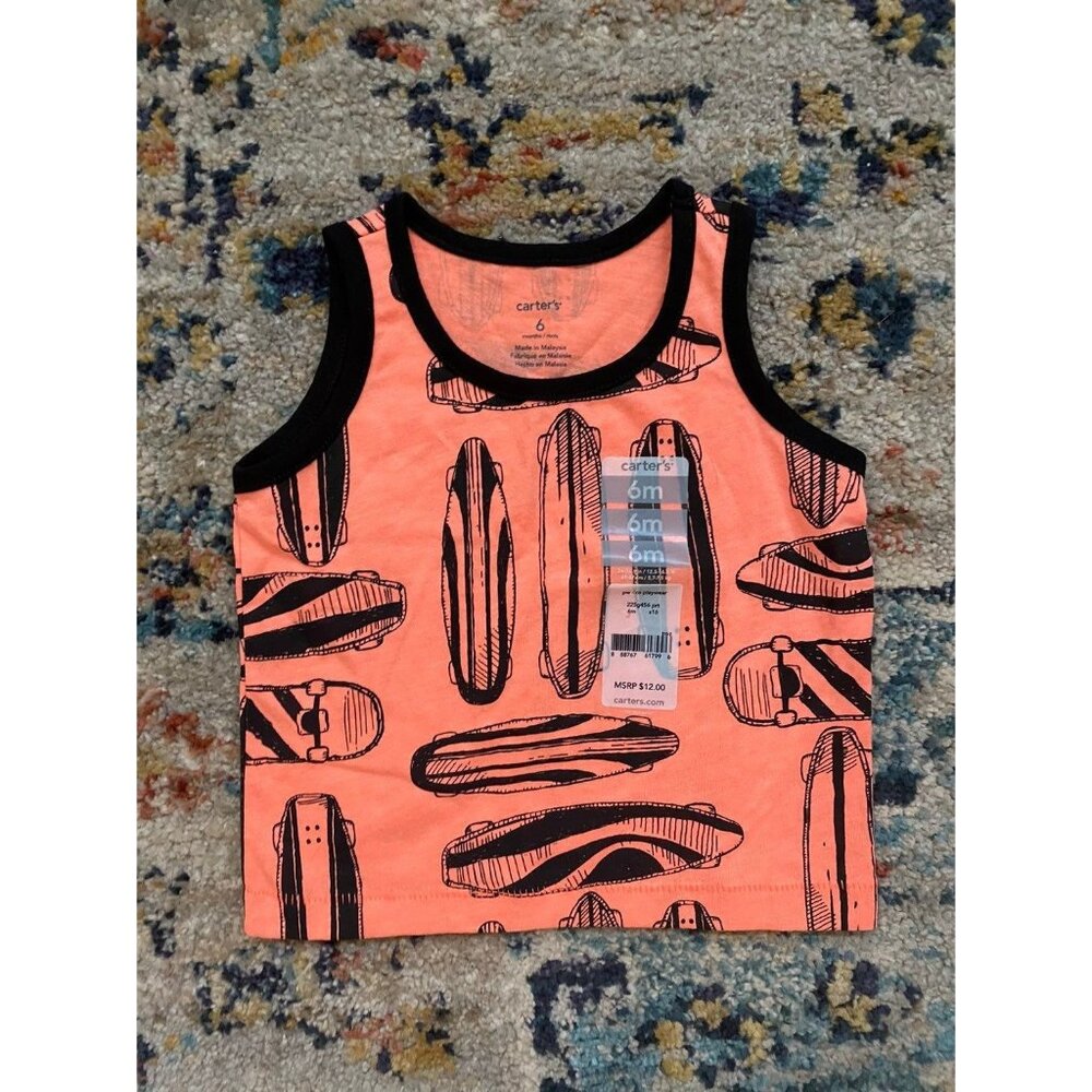 Carter's Surfboard Neon Tank Top